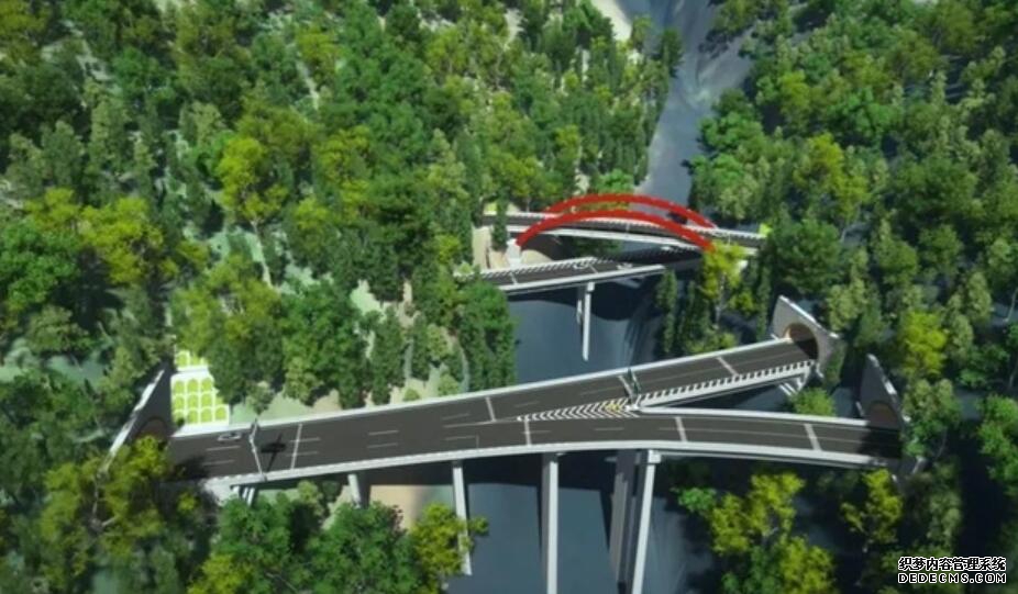 虎跳峡互通钢拱桥__虎跳峡互通钢拱桥