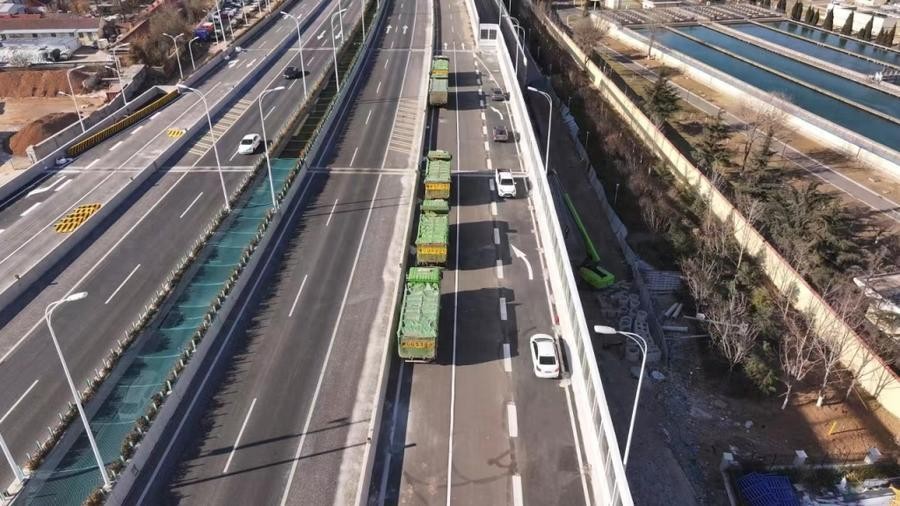 重庆高架路高质量完成桥梁动静载试验